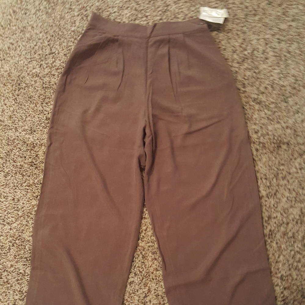 Rafaella size L Silk Pants